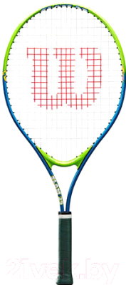 Теннисная ракетка Wilson Slam 25 для 7-8 лет / WRT20400U (салатовый/синий)