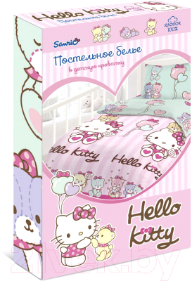 Комплект постельный для малышей Нордтекс Облачко Hello Kitty 0814