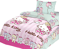

Комплект постельный для малышей Нордтекс, Hello Kitty 0801 81/1+82