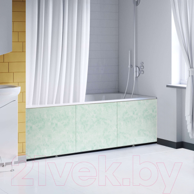 Экран для ванны Comfort Alumin Group Мрамор зеленый 150