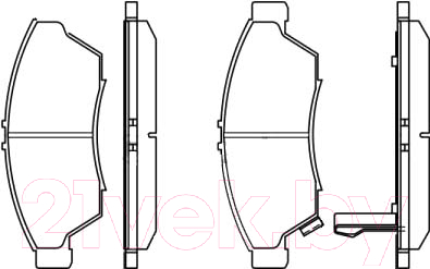 

Тормозные колодки Bosch, 0986494238