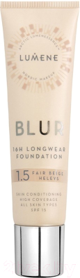 

Тональный крем Lumene, Blur 16h Longwear Foundation SPF15 1.5 Fair Beige