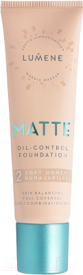 Тональный крем Lumene Matte Foundation 2 Soft Honey (30мл)