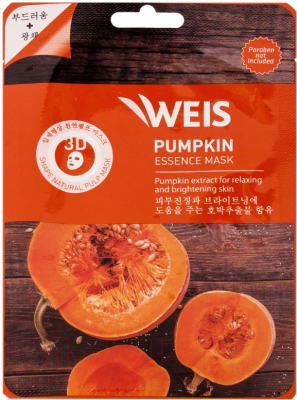 

Маска для лица тканевая Weis, С экстрактом тыквы