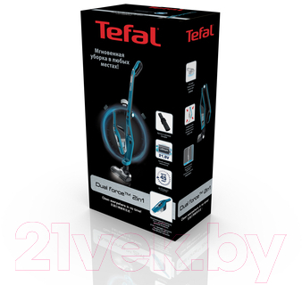 Вертикальный пылесос Tefal TY6751WO