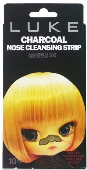 

Набор масок для лица Luke, Charcoal Nose Cleansing Strip очищ. угольная от черных точек