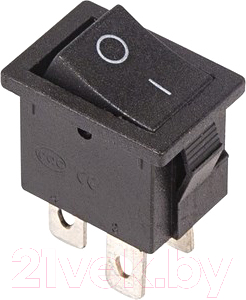 Выключатель клавишный Rexant ON-OFF Mini 36-2146 (черный)
