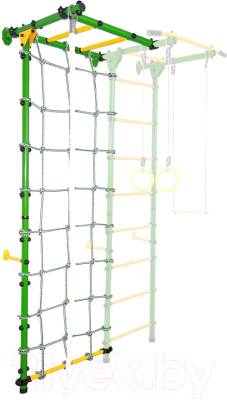 Опция к детскому спортивному комплексу Юный Атлет Рукоход-Лайт с сеткой (зеленый)