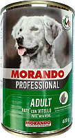 Влажный корм для собак Morando Professional cane Veal (400г) - 