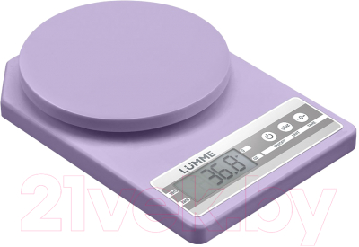 Кухонные весы Lumme LU-1343 (лиловый аметист)