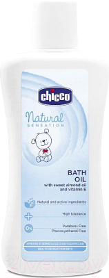 Косметическое масло детское Chicco Natural Sensation для купания (200мл)
