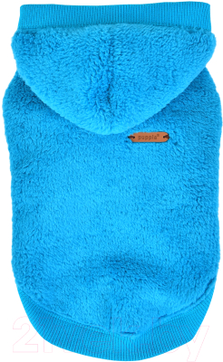 Толстовка для животных Puppia Willa с капюшоном / PATD-TS1756-AQ-S (голубой)