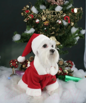 Куртка для животных Puppia Santa / PDDF-SC23-RD-X (красный)