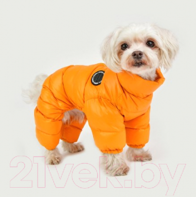 Комбинезон для животных Puppia Jumpesuit А / PAPD-JM1672-MS-S (горчичный)