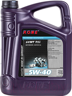 

Моторное масло Rowe, Hightec Synt RSi 5W40 / 20068-0050-03