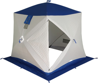 Палатка Пингвин Shelters Призма термолайт (белый/синий) -