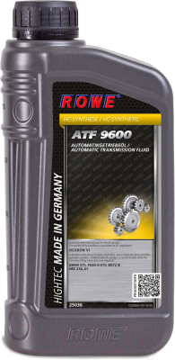 

Трансмиссионное масло Rowe, Hightec ATF 9600 / 25036-0010-03