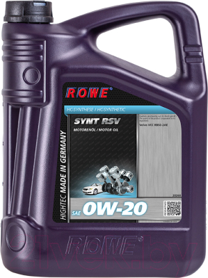 

Моторное масло Rowe, Hightec Synt RSV 0W20 / 20260-0050-03