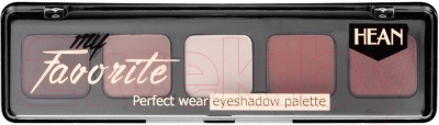 

Палетка теней для век Hean, Белый;коричневый;бежевый, My Favorite Perfect Wear Eyeshadow Palet тон 704