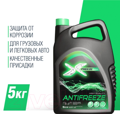 Антифриз X-Freeze Green 11 / 430206070 (5кг, зеленый)