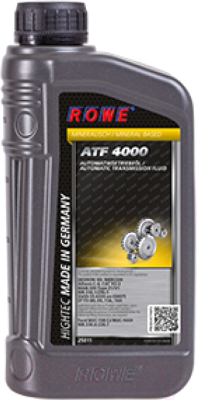

Трансмиссионное масло Rowe, Hightec ATF 4000 / 25011-0010-03