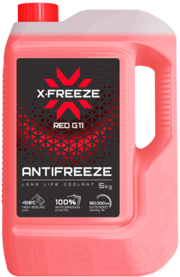 Антифриз X-Freeze Red 12 / 430206074 (5кг, красный)