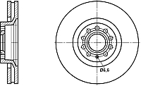Тормозной диск ATE 24013001131 - 
