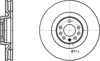 Тормозной диск ATE 24013001891 - 