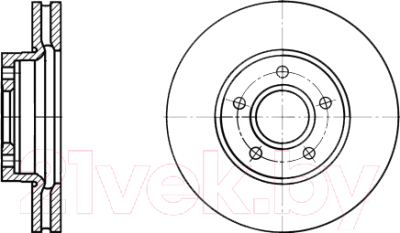 

Тормозной диск ATE, 24032501171