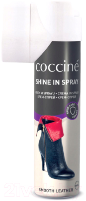 Крем для обуви Coccine Shine In Sprai для придания блеска (75мл, бесцветный)