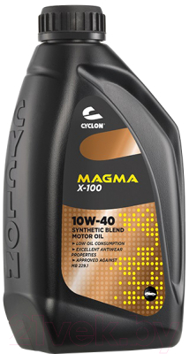 Моторное масло Cyclon Magma X-100 10W40 / JM06509 (1л)