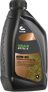 Трансмиссионное масло Cyclon Gear EP GL-5 80W90 / JE02509 (1л)
