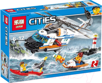 

Конструктор Lepin, City Сверхмощный спасательный вертолет / 02068