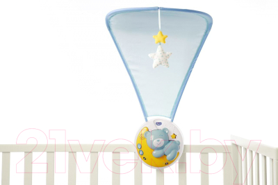 Подвеска на кроватку Chicco Nex2Moon / 98282 (голубой)