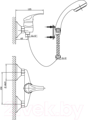 Смеситель Ferro Basic BBC77