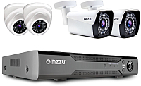 Комплект видеонаблюдения Ginzzu HK-440N - 
