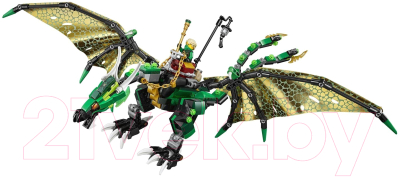 Конструктор Lepin NinjaGo Зеленый Дракон / 06036