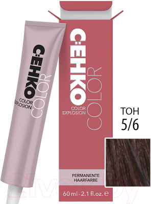 Крем-краска для волос C:EHKO Color Explosion 5/6 (темный махагоновый)