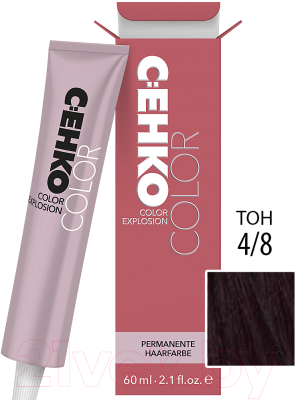 Крем-краска для волос C:EHKO Color Explosion 4/8 (божоле)