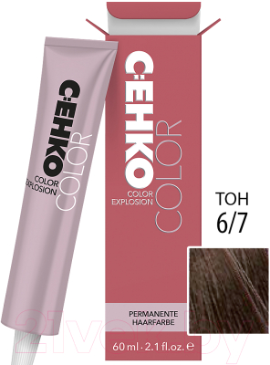 Крем-краска для волос C:EHKO Color Explosion 6/7 (шоколад)