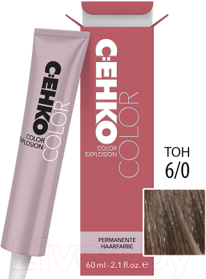 Крем-краска для волос C:EHKO Color Explosion 6/00 (темный-блондин ++)