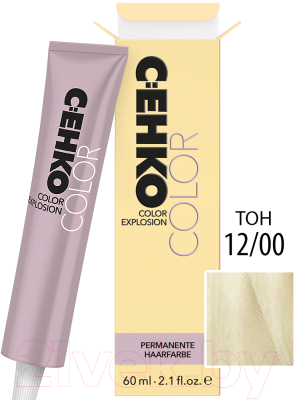 Крем-краска для волос C:EHKO Color Explosion 12/00 (платиновый блондин)