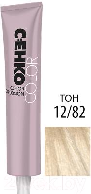 Крем-краска для волос C:EHKO Color Explosion 12/82 (фиолет.-пепельн. платин. блондин)