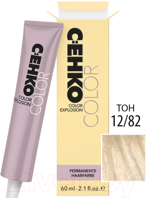 Крем-краска для волос C:EHKO Color Explosion 12/82 (фиолет.-пепельн. платин. блондин)