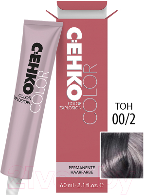 Крем-краска для волос C:EHKO Color Explosion 00/2 (микс-тон пепельный)