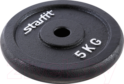 Диск для штанги Starfit BB-204 (5кг, черный)