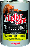 

Влажный корм для собак, Cane Professional Chicken&Turkey