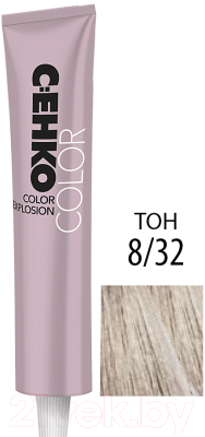 Изображение товара Крем-краска для волос C:EHKO Color Explosion 8/32 (св.-золотистый пепельный блондин)