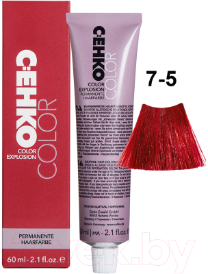 Изображение товара Крем-краска для волос C:EHKO Color Explosion 7/5 (чили)