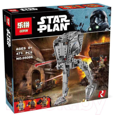 

Конструктор Lepin, Star Wars Разведывательный транспортный вездеход AT-ST / 05066